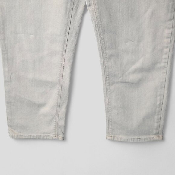 Spanx The Signature Capri Jeans Side Zip Shaping High Rise Shell Cream 31 NWT - Picture 7 of 14